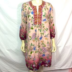 Johnny Was linen dress, size S, EUC